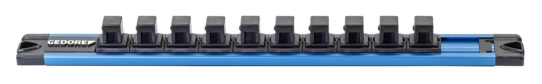 Gedore dopsleutelrail magnetisch | 1 2 | voor 10 doppen | leeg - 3520773