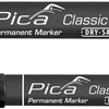 Pica 521 46 permanent marker | 2-6mm | beitel | zwart | 10 stuks - pi52146