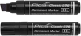 Pica 528 46 permanent marker xxl | 4-12mm | zwart - pi52846 - afbeelding 1