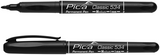 Pica 533 46 permanent pen | 0,7mm | rond | zwart | 10 stuks - pi53346 - afbeelding 1
