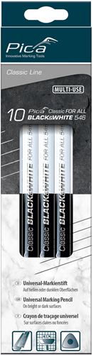 Pica 546 24 potlood black white | 10 stuks - pi54624-10 - afbeelding 1