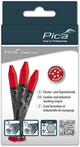 Pica 590 40 markeerkrijt pro | 12x120mm | rood | 12 stuks - pi59040