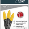 Pica 590 44 markeerkrijt pro | 12x120mm | geel | 12 stuks - pi59044