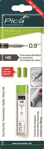 Pica 7030 fine dry navulling | hb | blister - pi7030sb