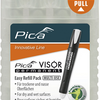 Pica 991 52 visor permanent navulling | wit - pi99152