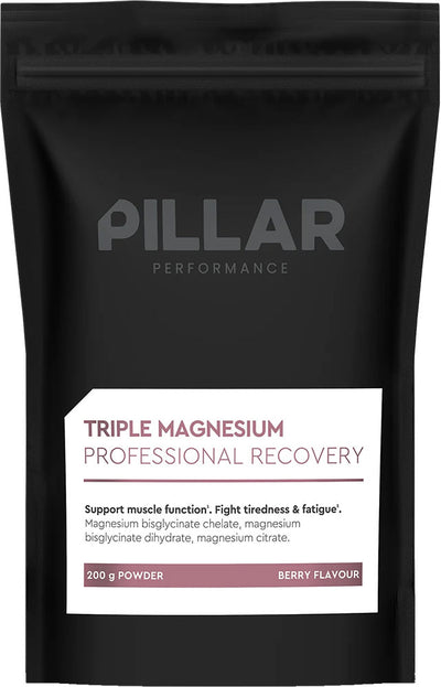 Pillar performance triple magnesium powder 200g | lemon lime
