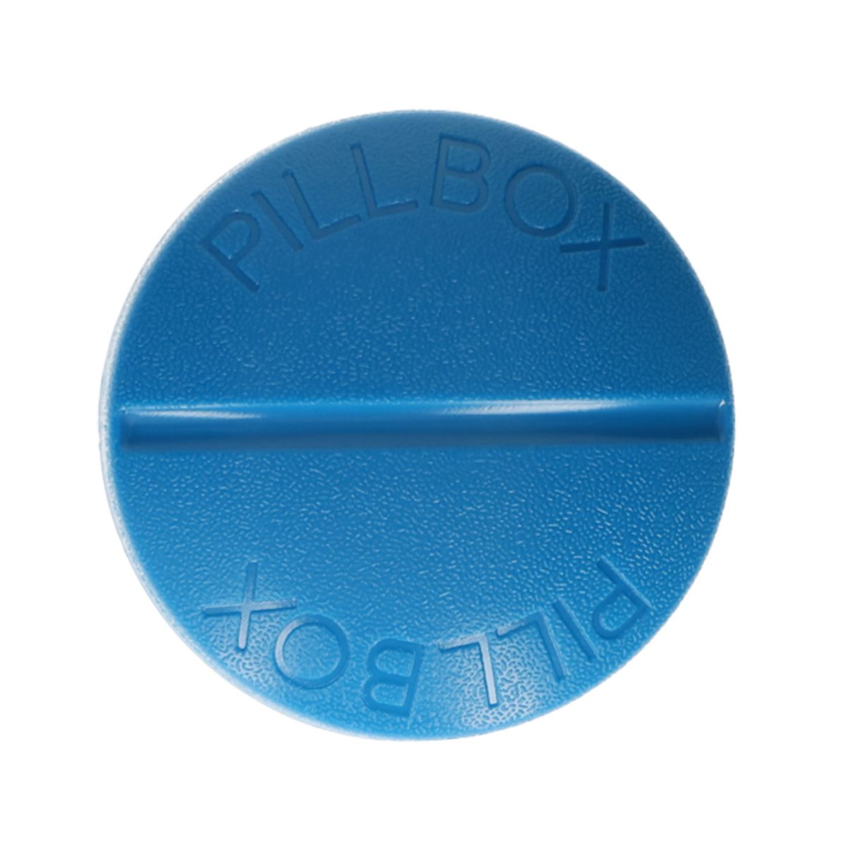 Jvdl pillendoos pillbox 4 vakken blauw