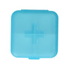 Jvdl pillendoos plus 4 vakken blauw