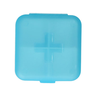 Jvdl pillendoos plus 4 vakken blauw