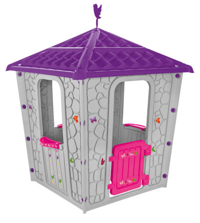 Pilsan Stone Speelhuisje 114 x 114 x 151 cm Paars Roze