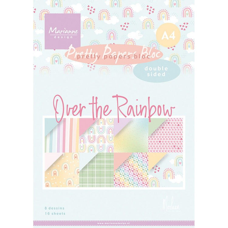 Marianne design • paper pad over the rainbow by marleen