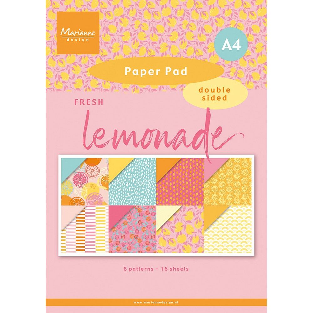 Marianne design • paper pad a4 fresh lemonade