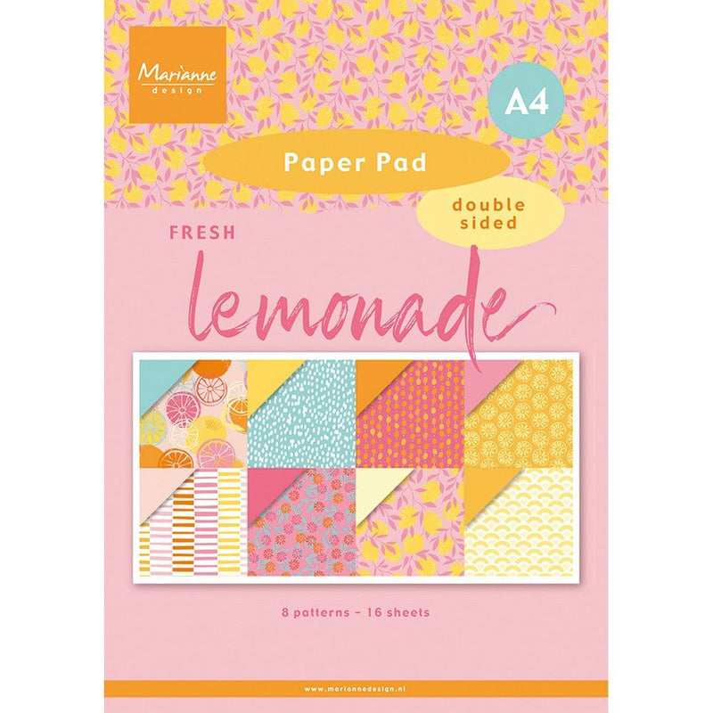 Marianne design • paper pad a4 fresh lemonade