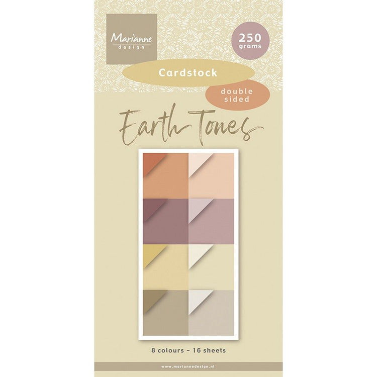 Marianne design • paper pad cardstock earth tones