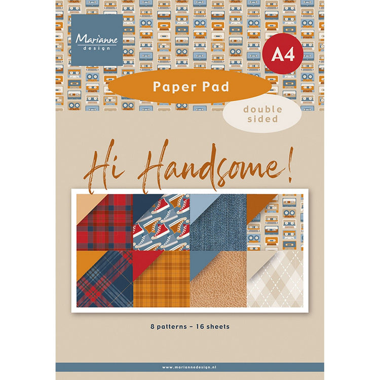 Marianne design • paperpad a4 hi handsome!