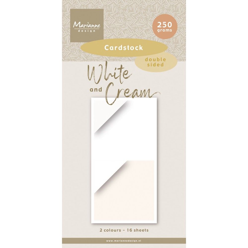 Marianne design • paperpad a4 white cream