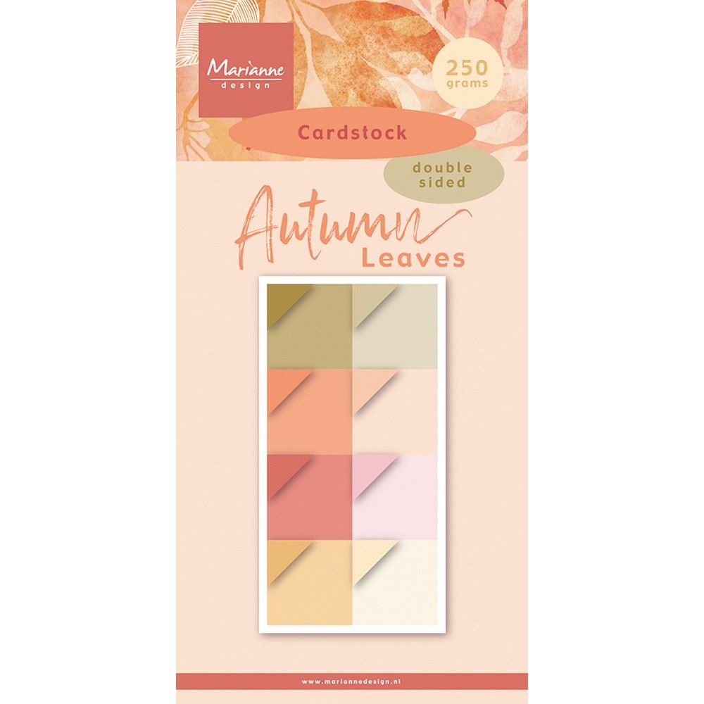 Marianne design • paper pad autumn leaves cardstock