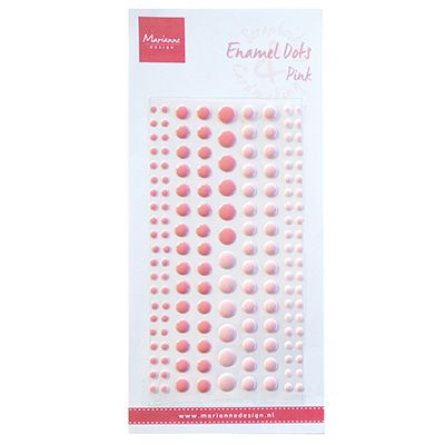 Marianne design • enamel dots twee roze