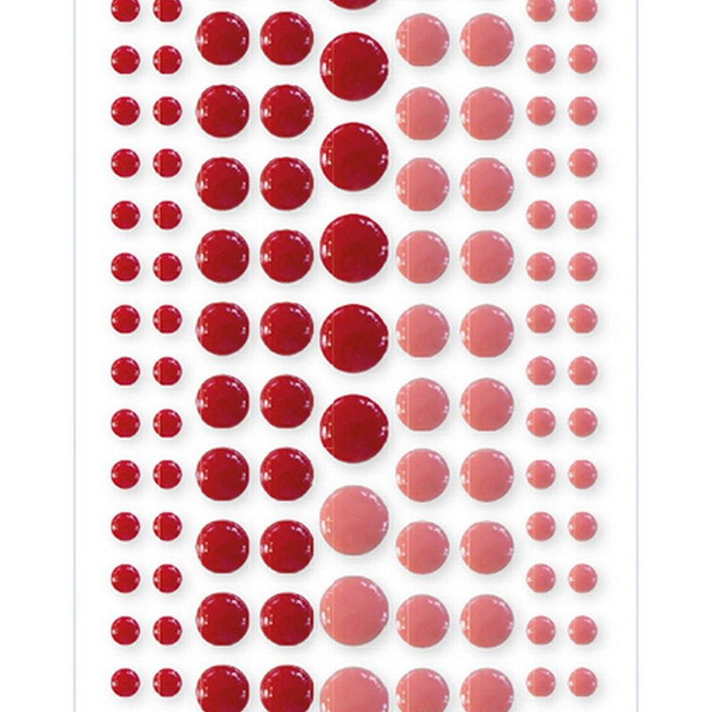 Marianne design • decorations enamel dots - duotone red