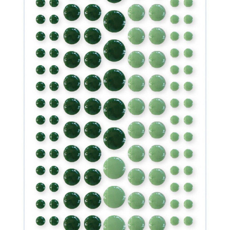 Marianne design • decorations enamel dots - duotone green