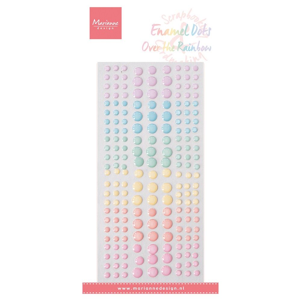 Marianne design • decoration enamel dots over the rainbow