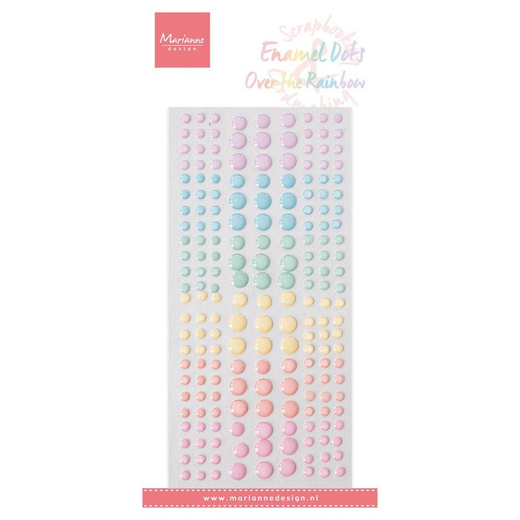Marianne design • decoration enamel dots over the rainbow