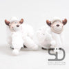 Season inspired decoration beeld eland zoe gus 7,5x4,5x8cm