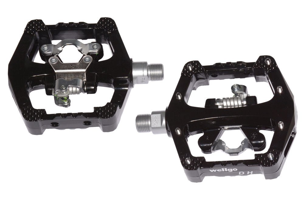 Wellgo flat pedals wam-d10 two-in-one black