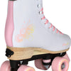 Playlife Adjustable rolschaatsen junior wit roze maat 31 34