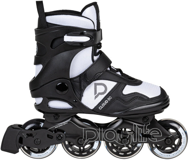 Playlife Cloud Fitness inline skates 82A zwart wit maat 41