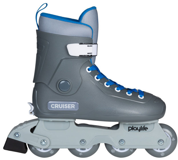 Playlife cruiser grey inlineskates junior grijs maat 39-42