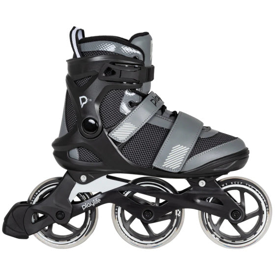 Playlife gt 110 fitness inlineskates zwart grijs maat 43