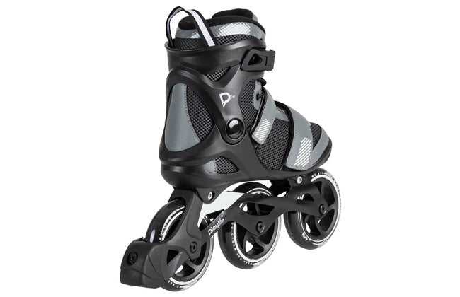 Playlife gt 110 fitness inlineskates zwart grijs maat 41