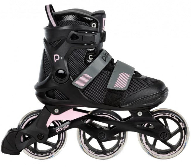 Playlife - Fitness GT 110 inline skates 80A zwart roze maat 42