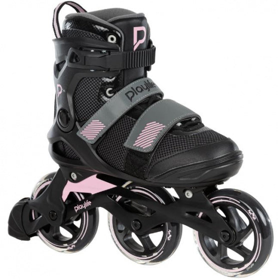 Playlife - Fitness GT 110 inline skates 80A zwart roze maat 40