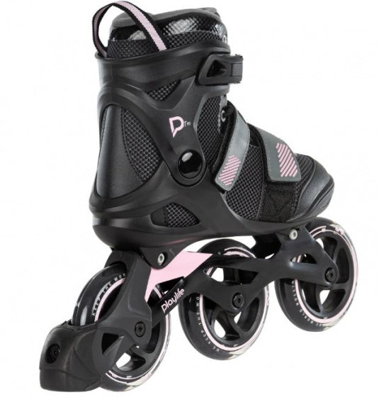 Playlife - Fitness GT 110 inline skates 80A zwart roze maat 43