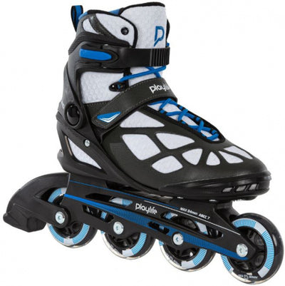 Playlife Inline skates Black 80 softboot 82A zwart maat 45