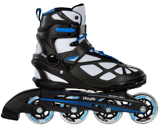 inline skates Uno Black 80 softboot 82A zwart maat 37