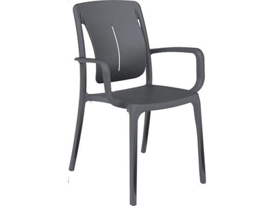 Grosfillex playwood diningstoel antracie