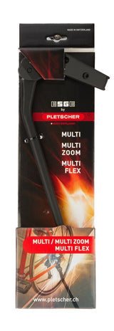 Standaard Achtervork Pletscher Aluminium 28 Inch Zwart - afbeelding 2