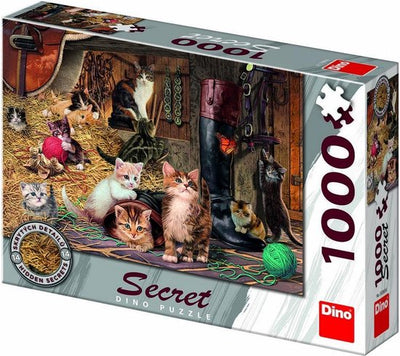 puzzel kittens met verborgen geheimen 1000 stukjes