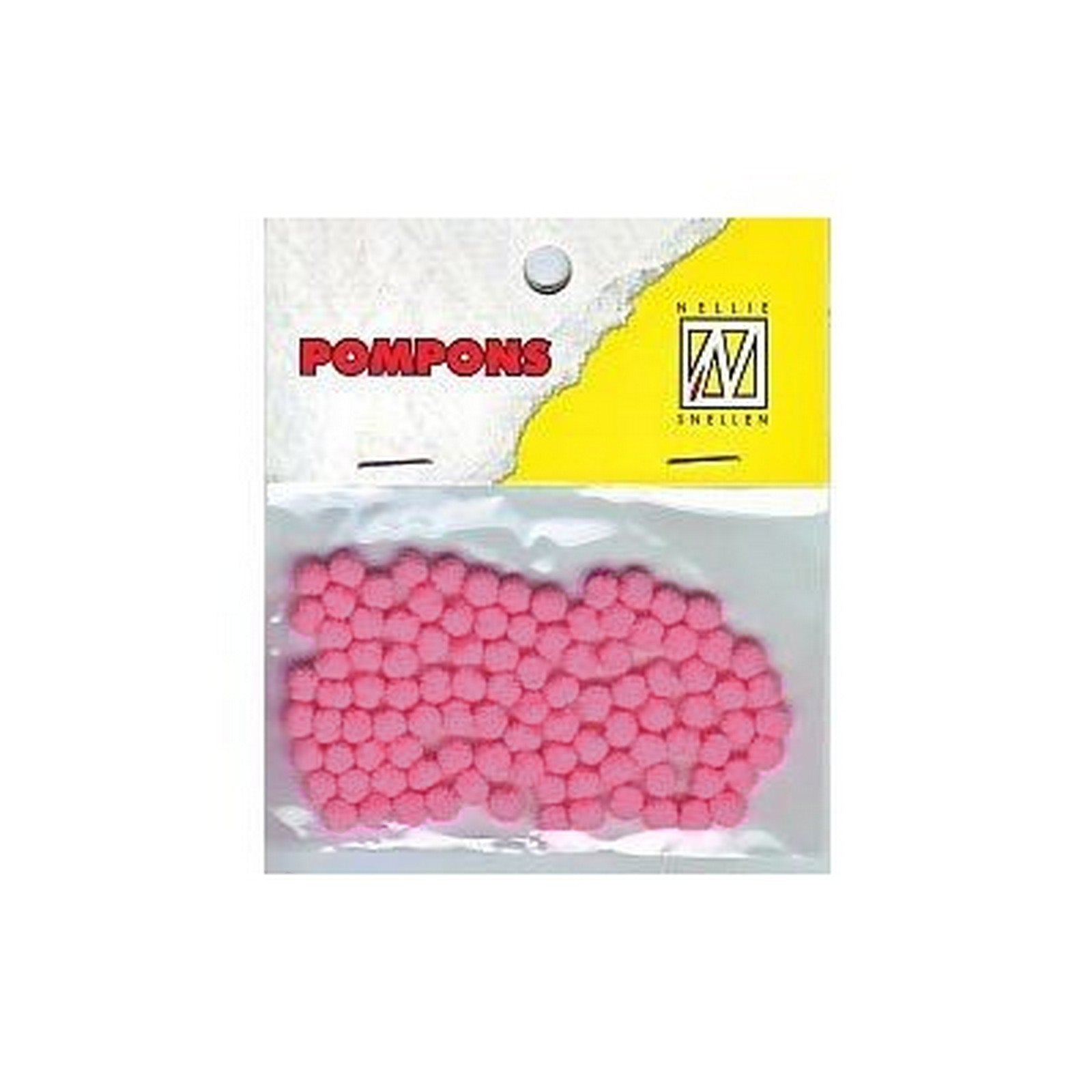 Nellie's choice • pompoms mini 3mm 100stuks pkg col. 25 blossom pink
