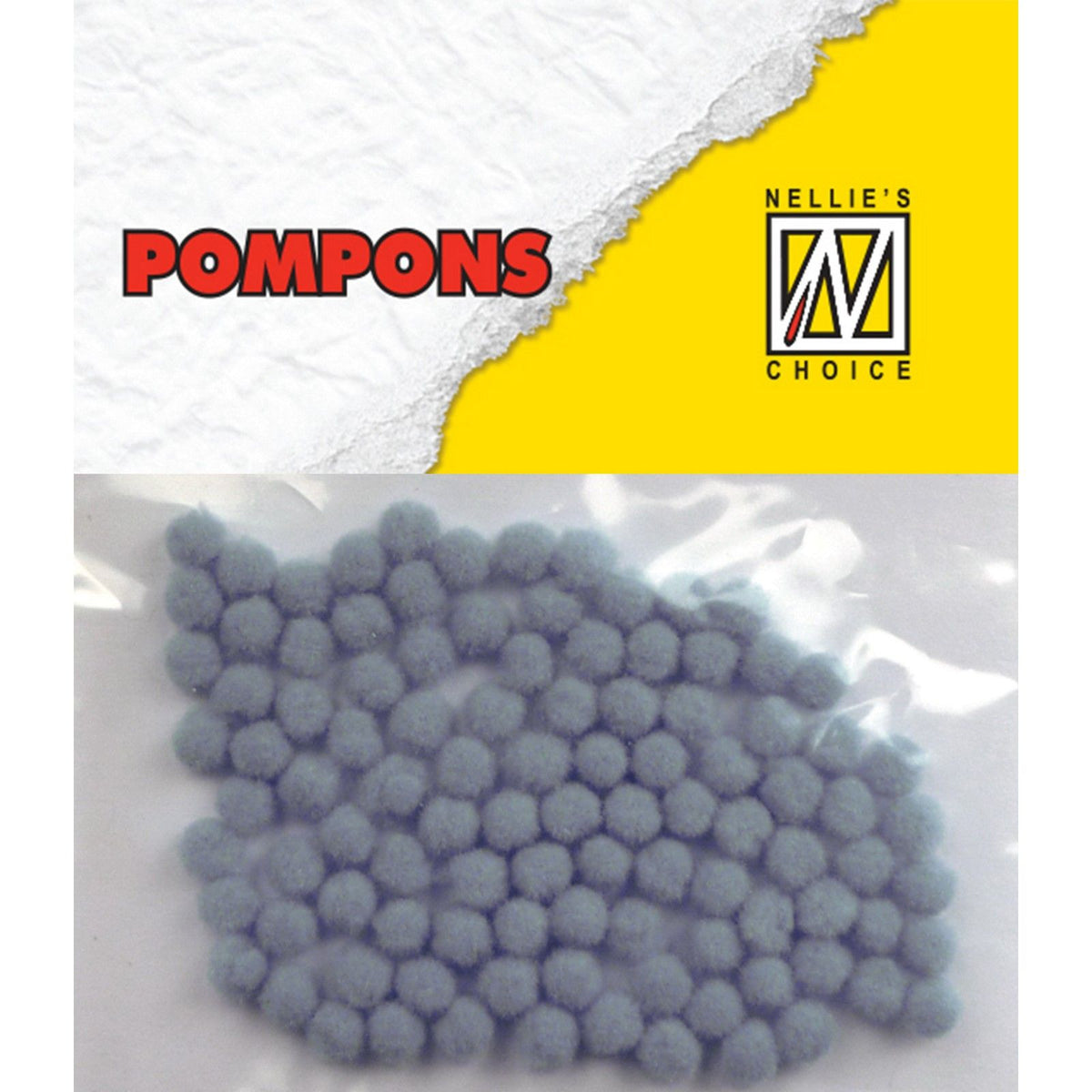 Nellie's choice • pompoms mini 3mm 100stuks pkg col. md-19