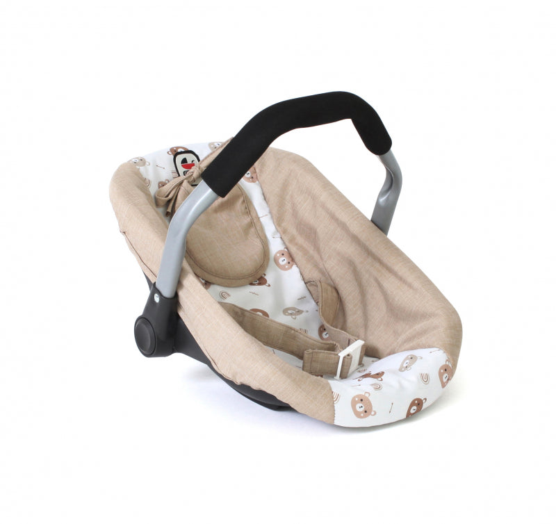 Bayer chic poppenautozitje (beige beertjes)