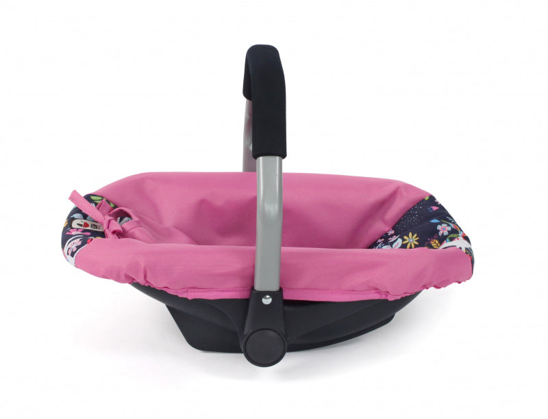 Bayer chic poppenautozitje (eenhoorn donkerblauw roze)