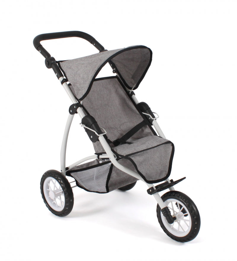 Bayer chic poppenbuggy jogging leon (jeans grijs)