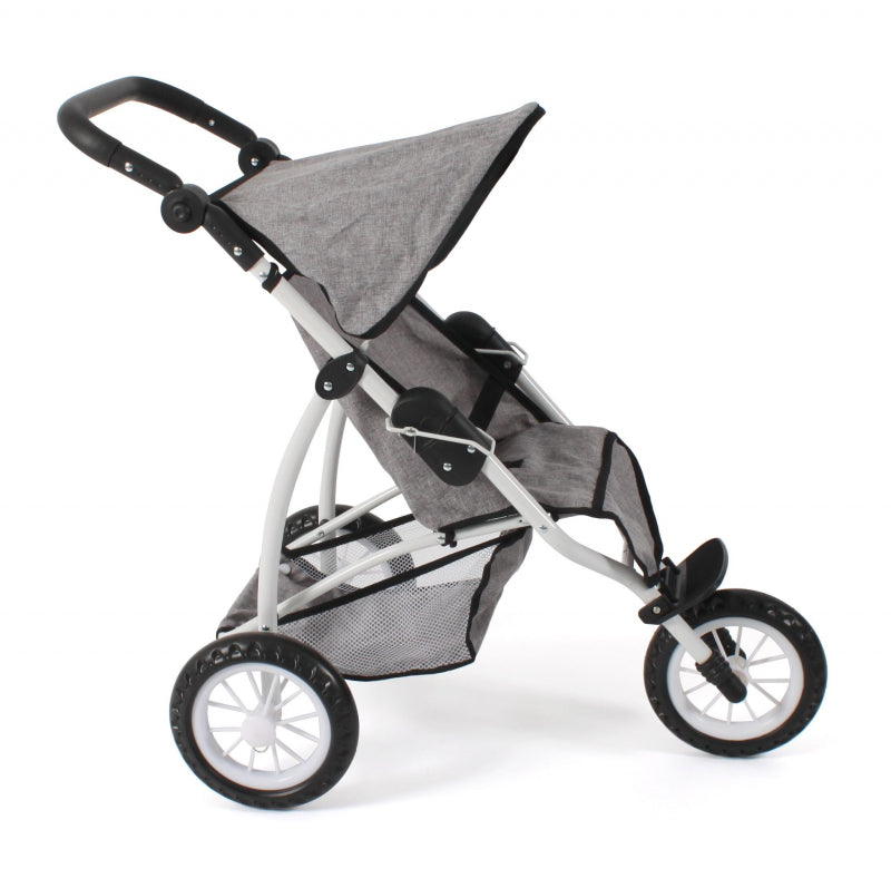 Bayer chic poppenbuggy jogging leon (jeans grijs)