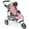 Bayer chic poppenbuggy jogging lola (grijs lichtroze)