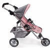 Bayer chic poppenbuggy jogging lola (grijs lichtroze)
