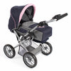 Bayer chic poppenwagen leni combi (donkerblauw met hartje)